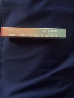 Peel-Off Lip Liner Tattoo — Rose Pink#1